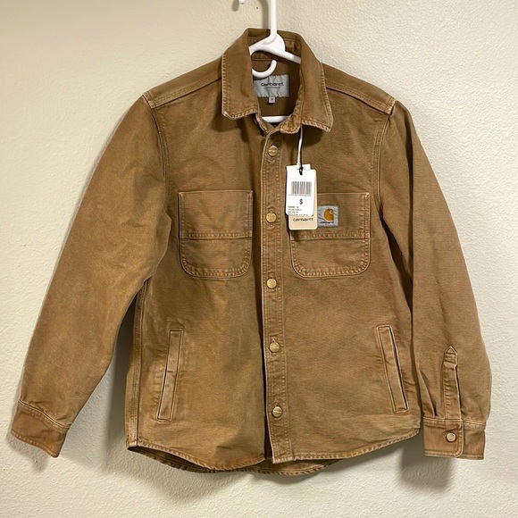 Carhartt Other - Carhartt WIP Glenn Jacket (Dusty H Brown Worn Canvas) - Small - NWT